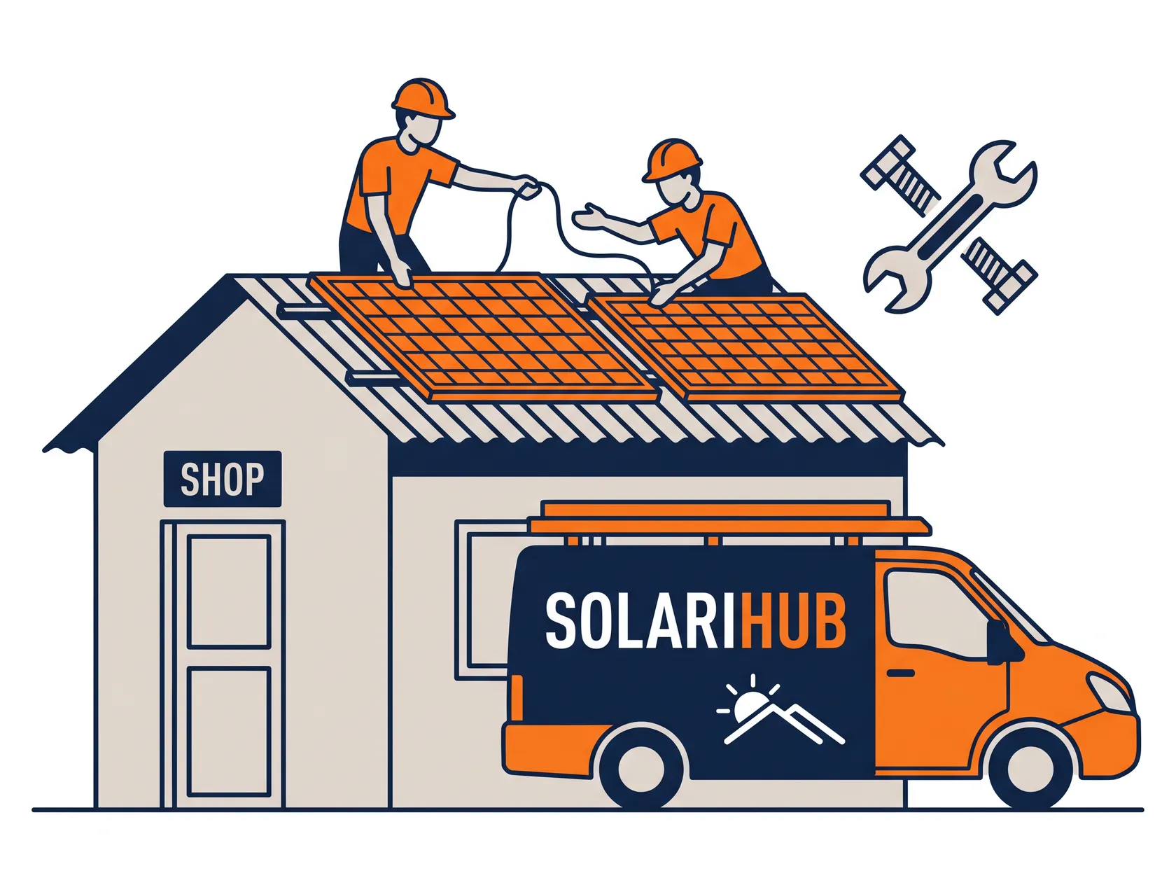 Step 3: professional solar system installation