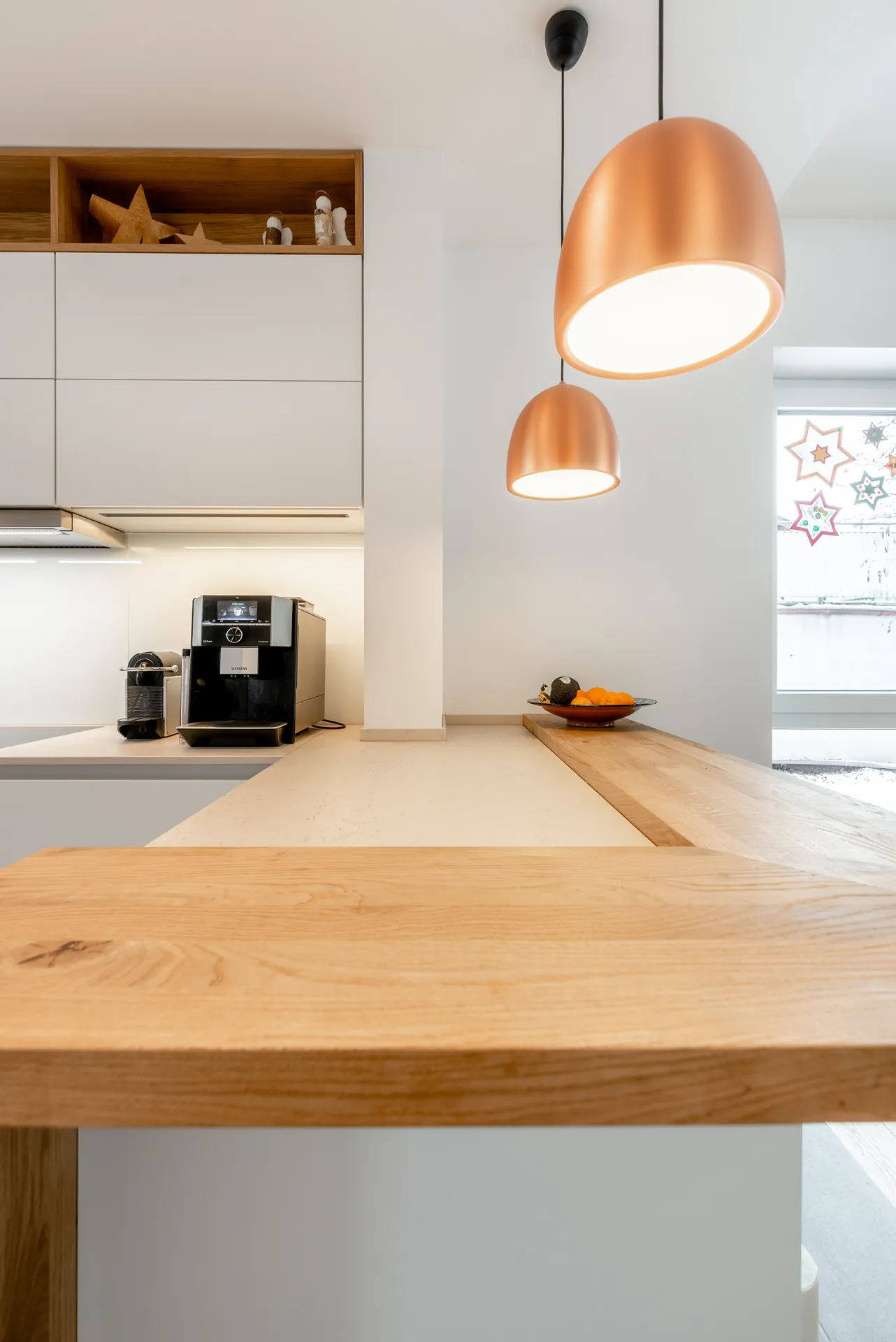 Designküche – Leicht Küche in Weiß matt