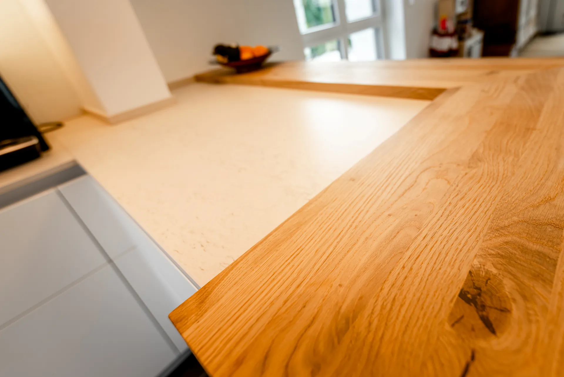 Designküche – Leicht Küche in Weiß matt