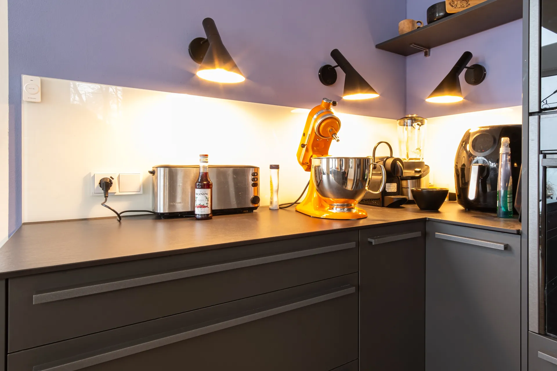Designküche mit Kochinsel – Keramik mit Leicht, Bora und Quooker