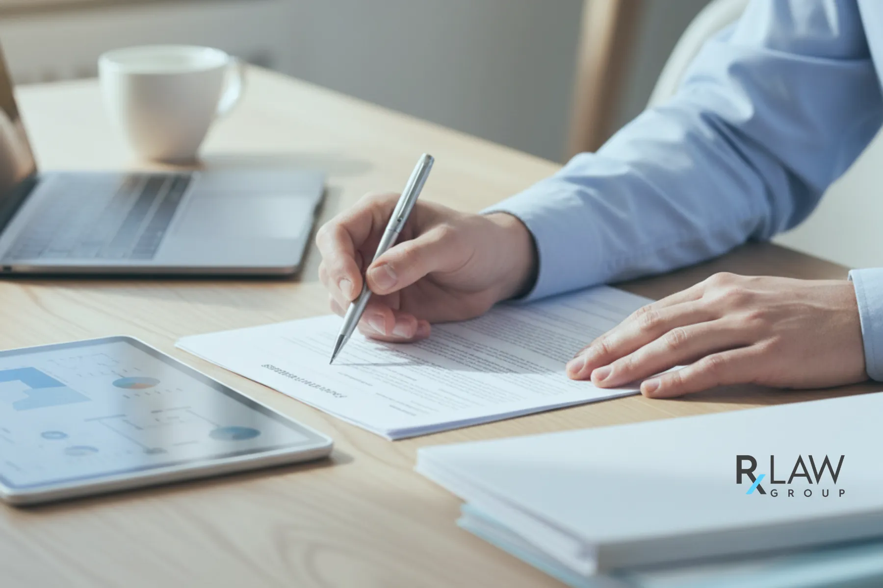 Rx Law Group attorney reviewing healthcare compliance documents