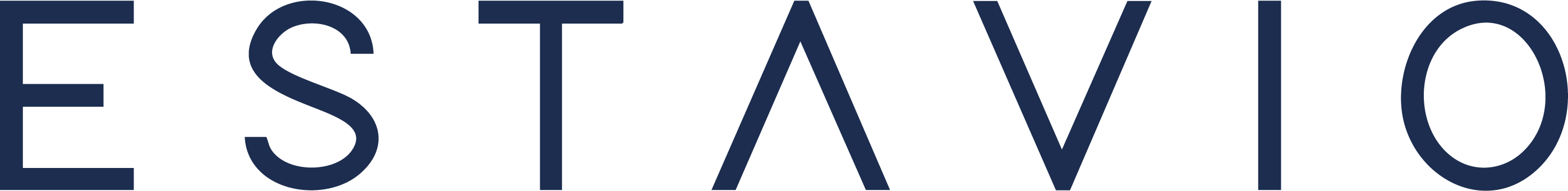 Blaue ESTAVIO Wortmarke