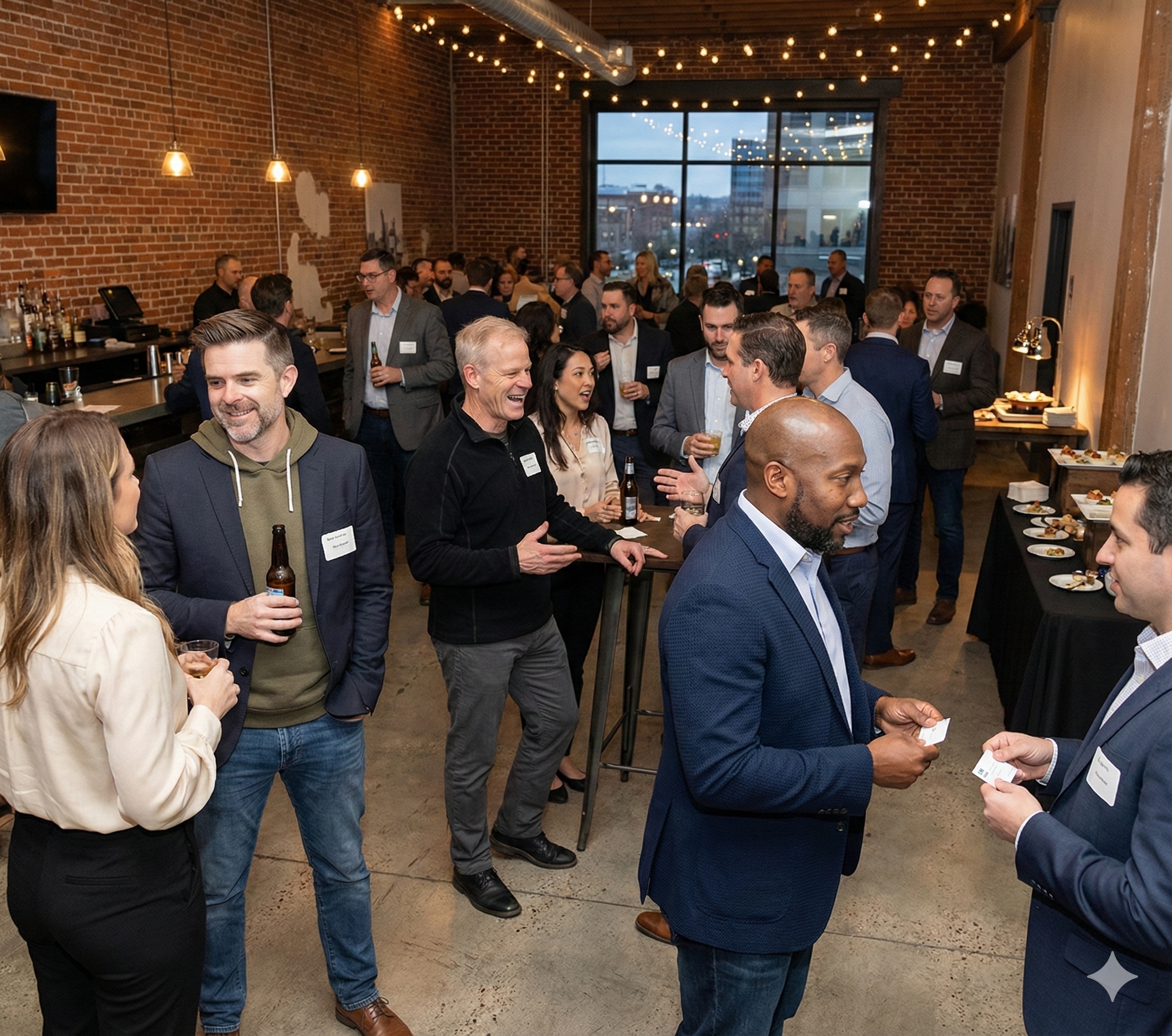 image of author speaking at an event