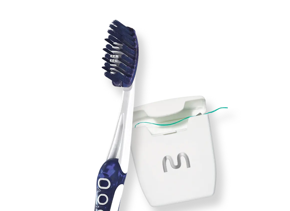 toothbrush and InSmile Braces floss