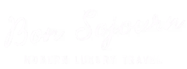 BON Sojourn logo on minimalist white background