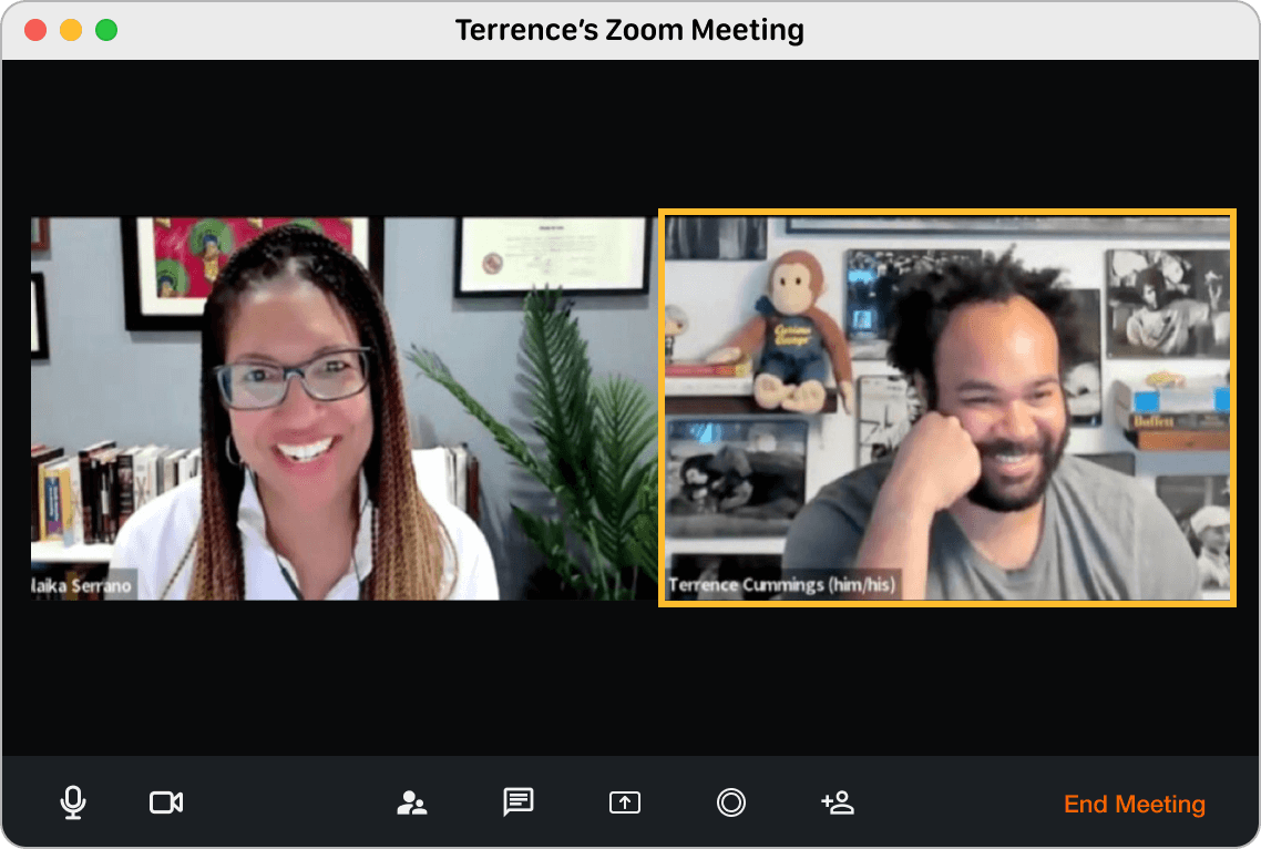 Zoom session example