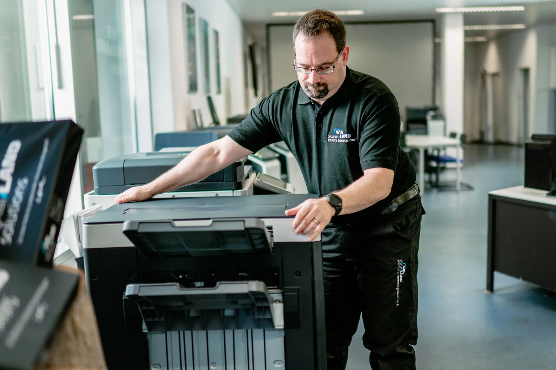 image of dealership history wall