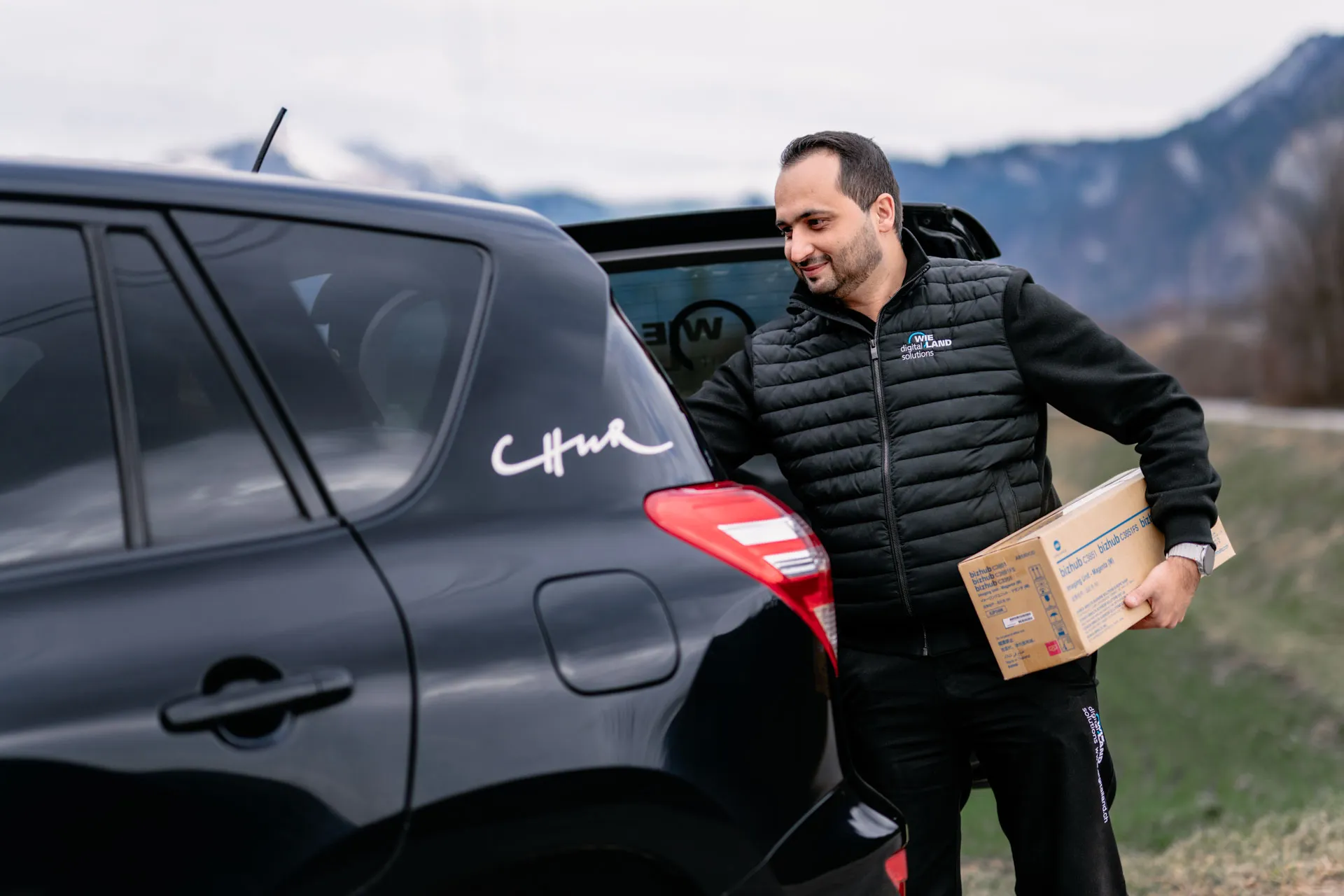 Vor-Ort-Service durch einen Mitarbeiter