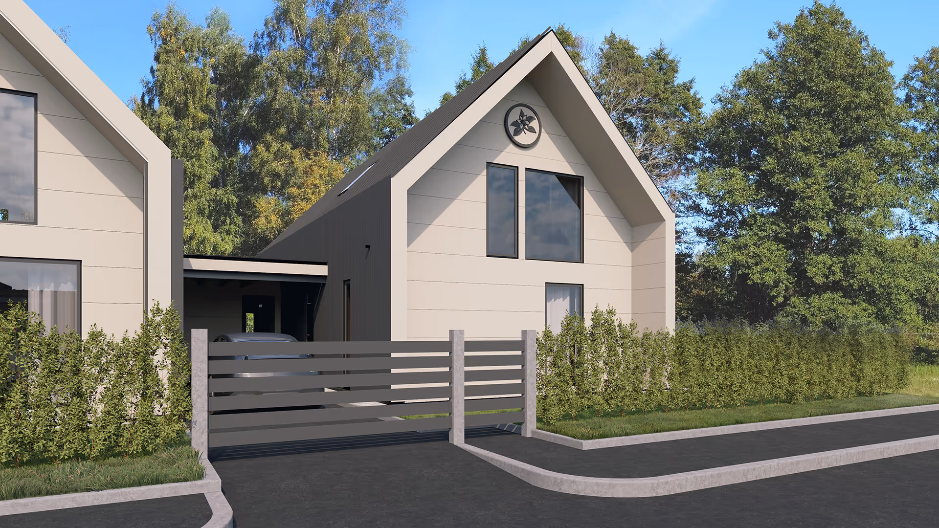 a new house in Lapmezciema Krasti