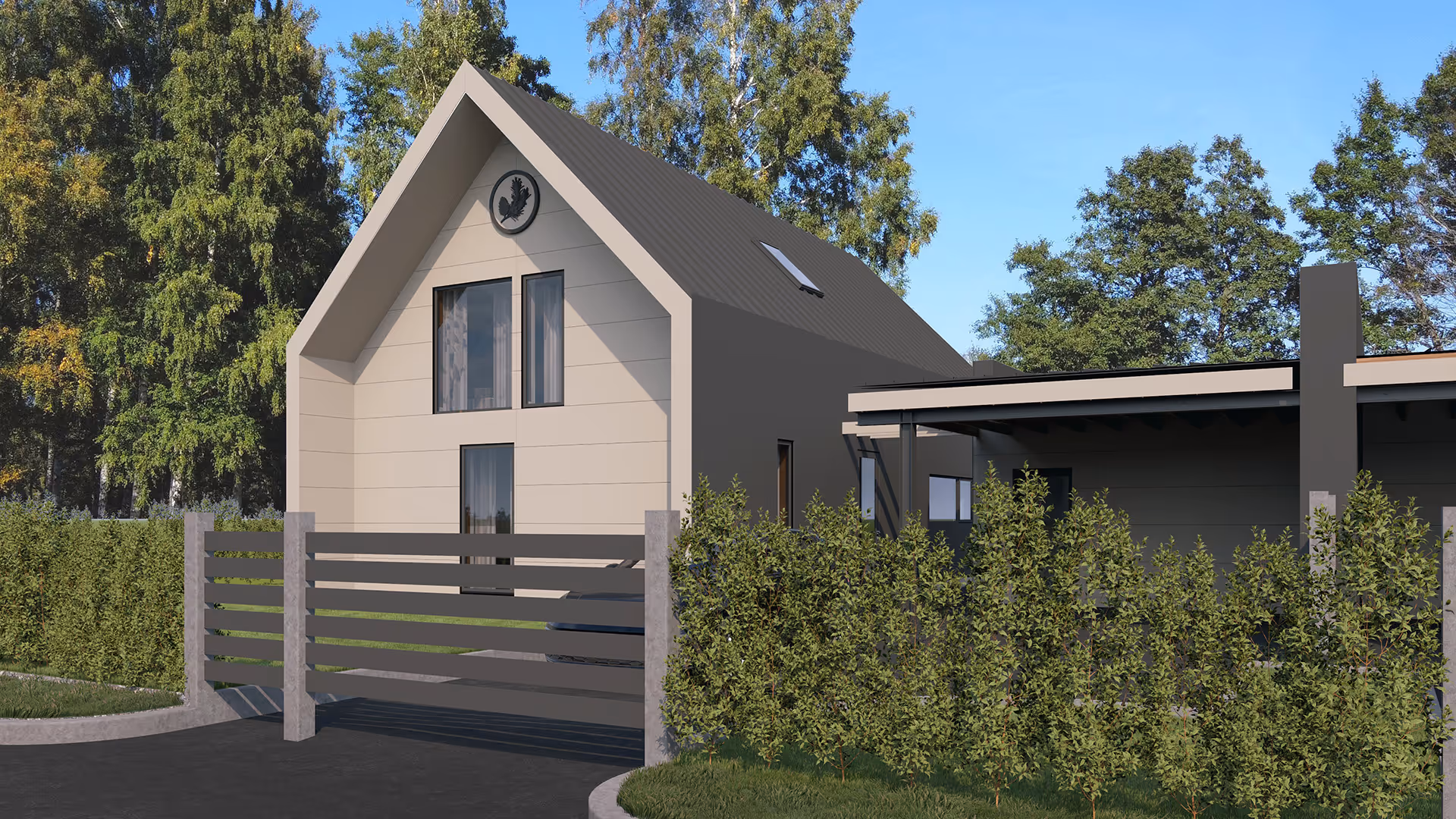 a new house in Lapmezciema Krasti