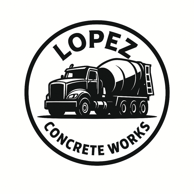Lopez Concrete Works logo