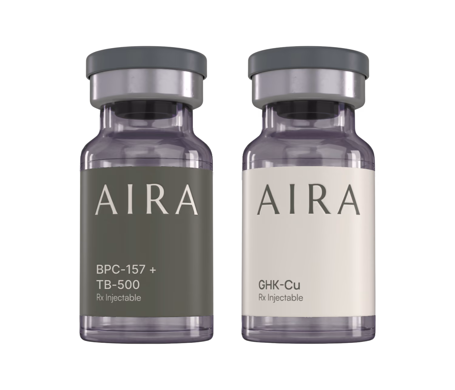 AIRA BPC-157 TB-500 & GHK-Cu Vials