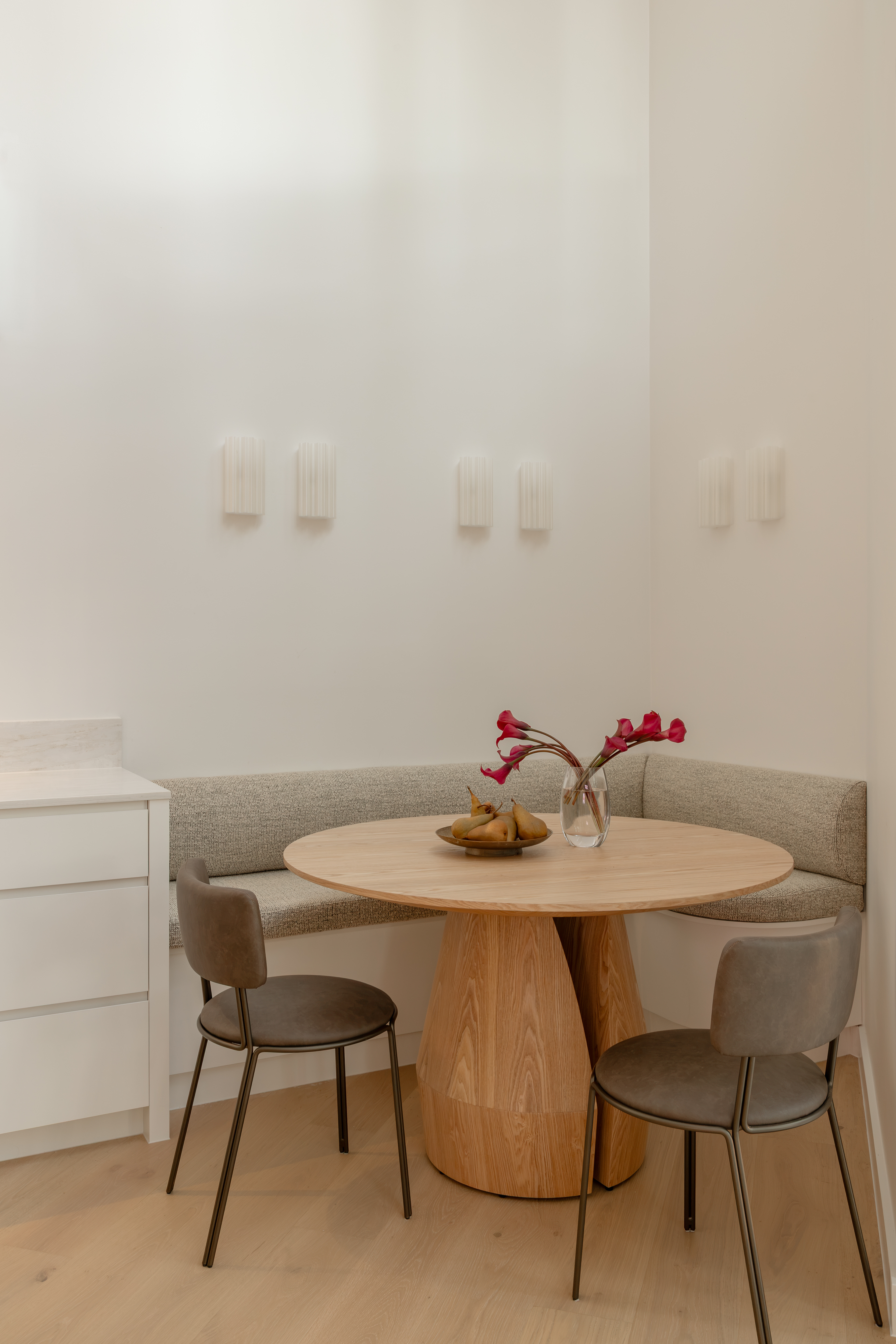 Renovated interior at the Edgar Bennett home in Noosa Heads, designed by Pearl Interiors