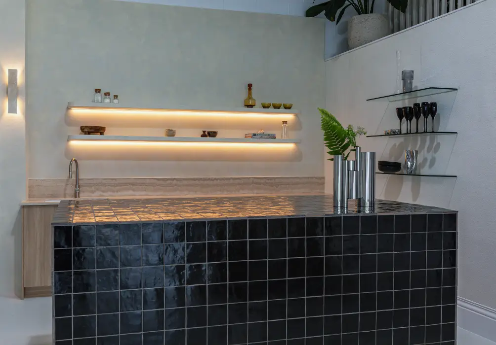 The Pass prop kitchen studio, 1111 Studios Noosaville, interior design by Pearl Interiors