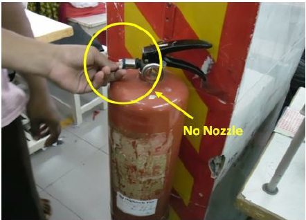 No nozzle may perform poorly in an emergency, leading to property damage