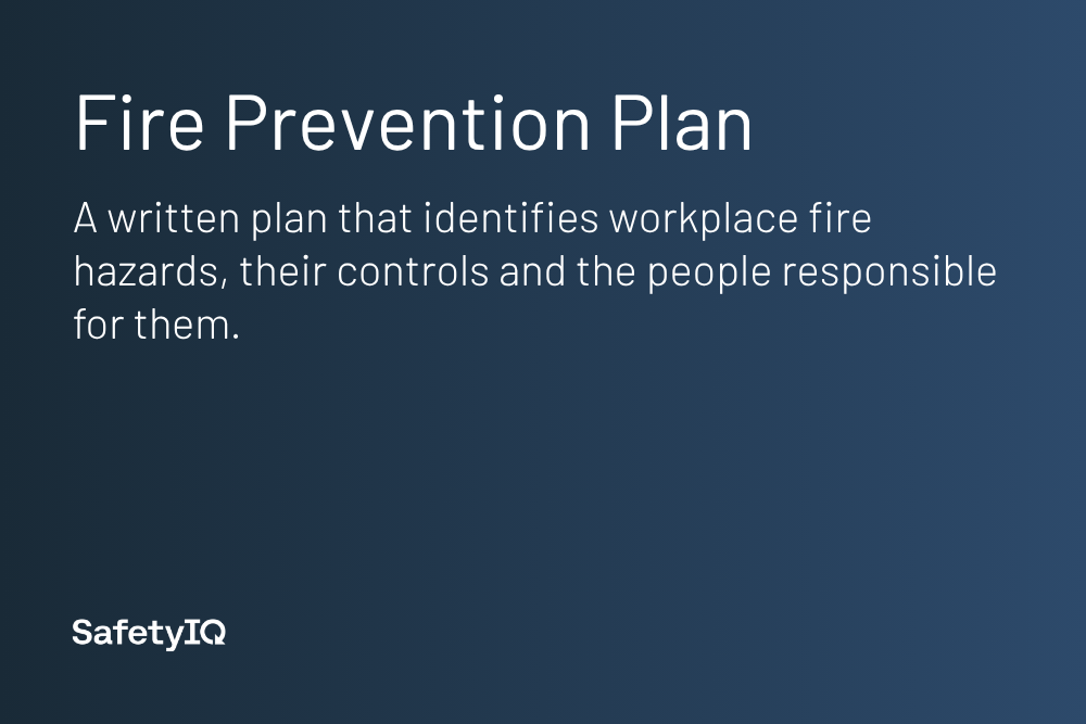 Fire Prevention Plan definition