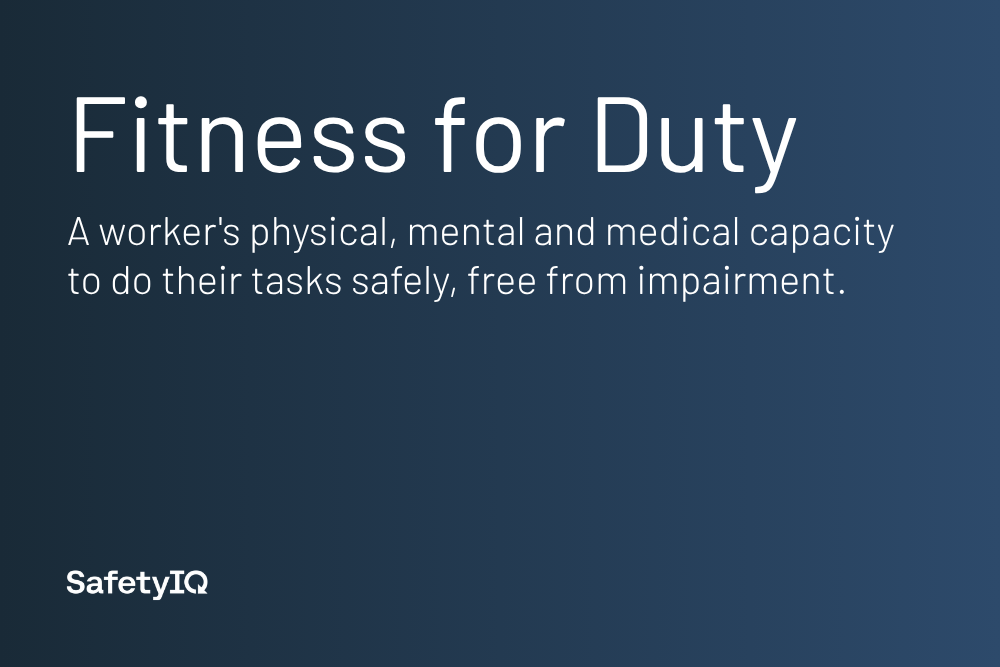 Fitness for Duty definition
