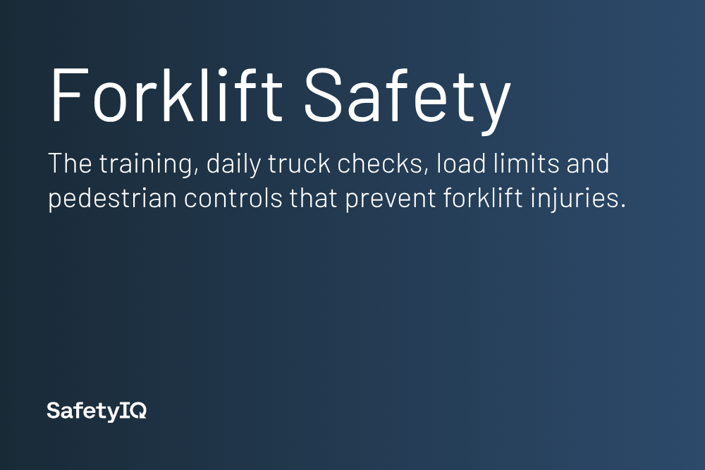Forklift Safety definition