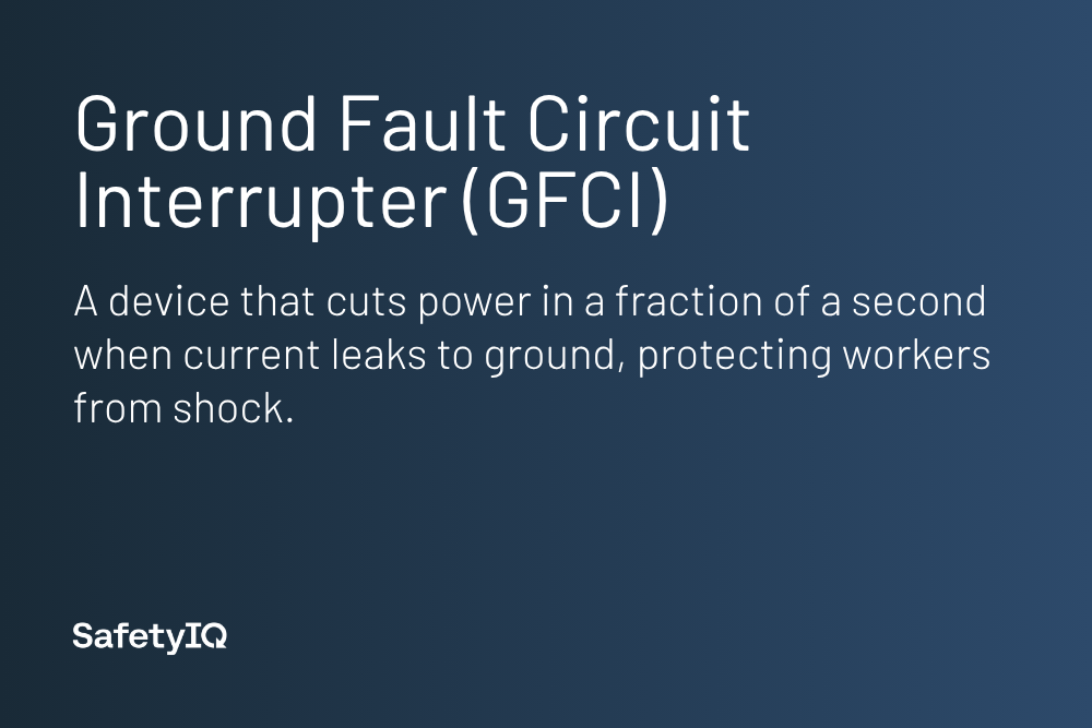 Ground Fault Circuit Interrupter (GFCI) definition