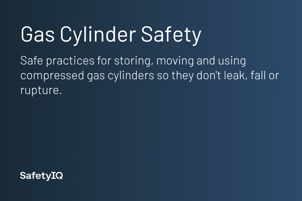 Gas Cylinder Safety definition