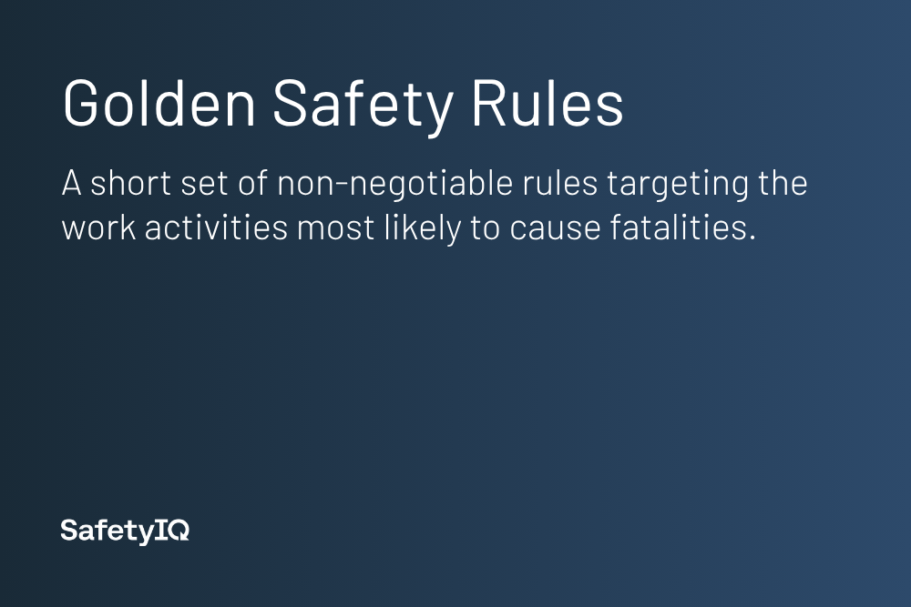 Golden Safety Rules definition