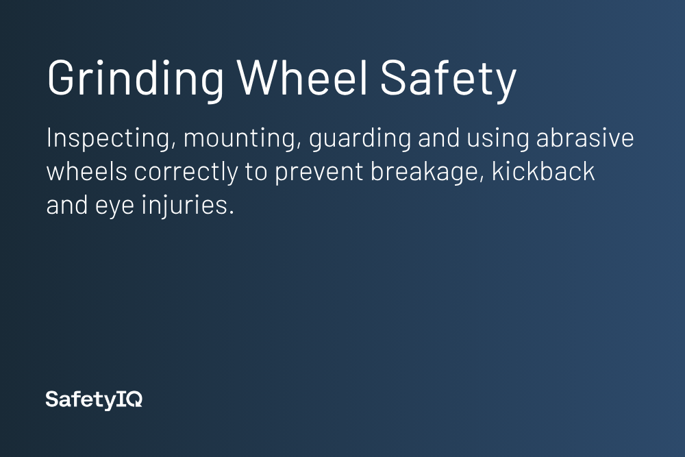 Grinding Wheel Safety definition