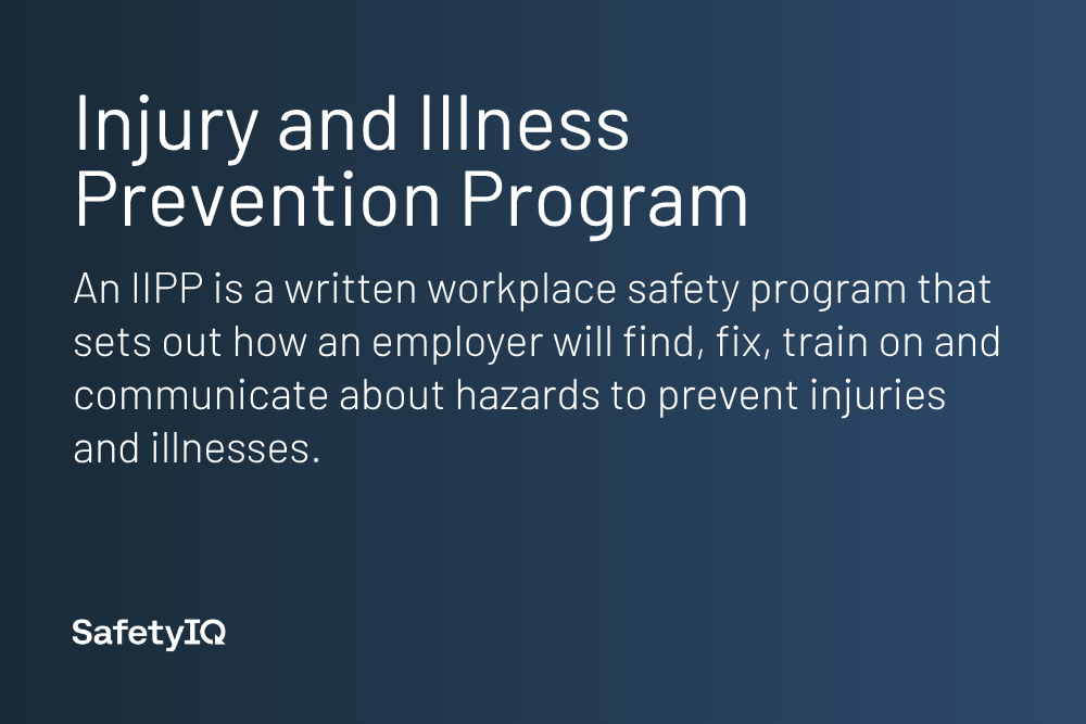 Injury and Illness Prevention Program (IIPP) definition