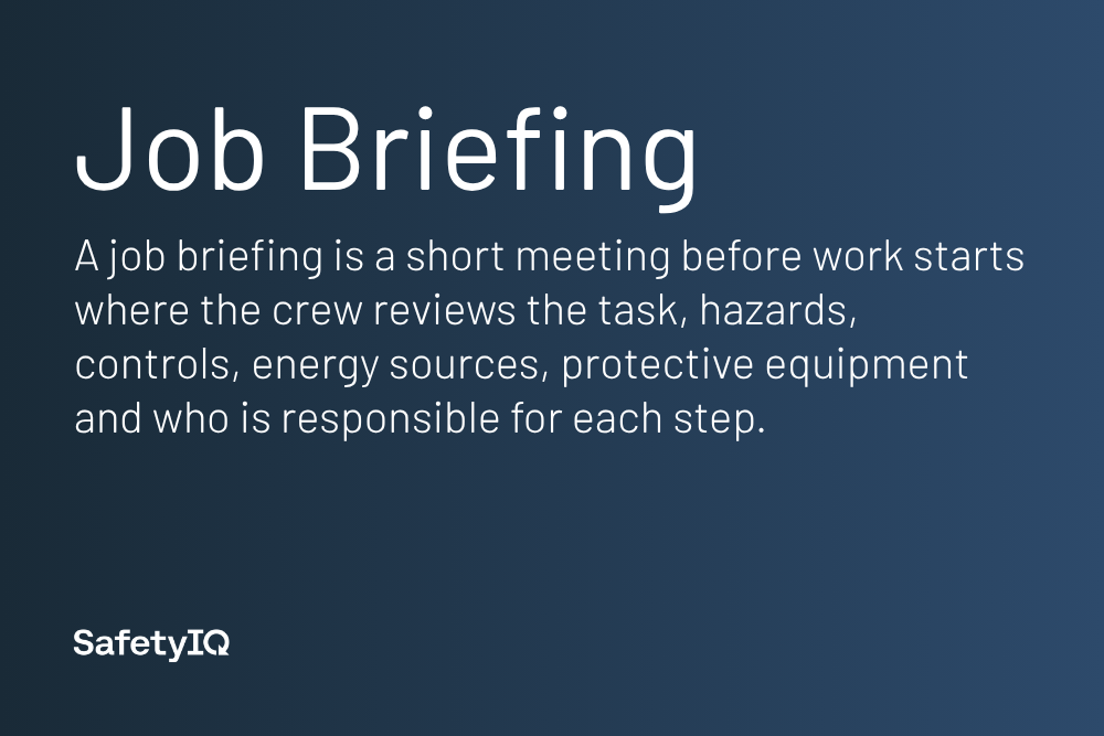 Job Briefing definition