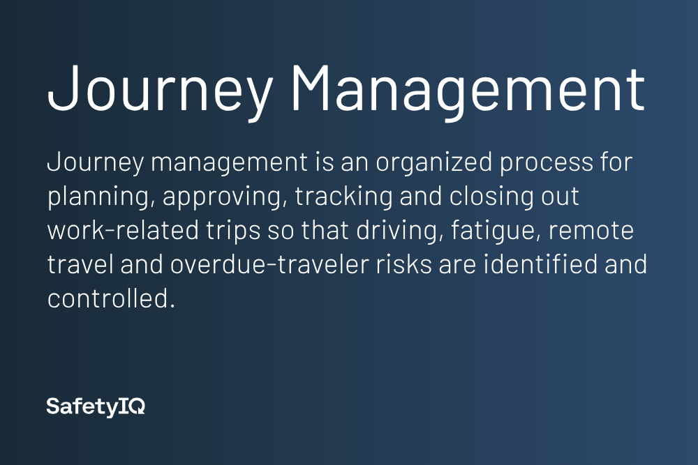 Journey Management definition