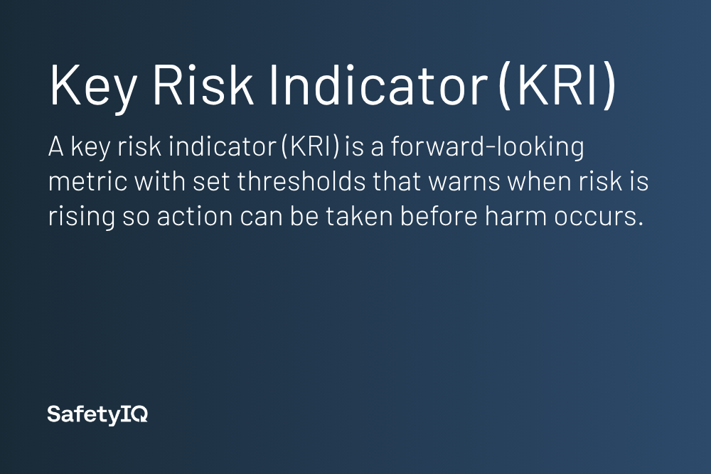 Key Risk Indicator (KRI) definition