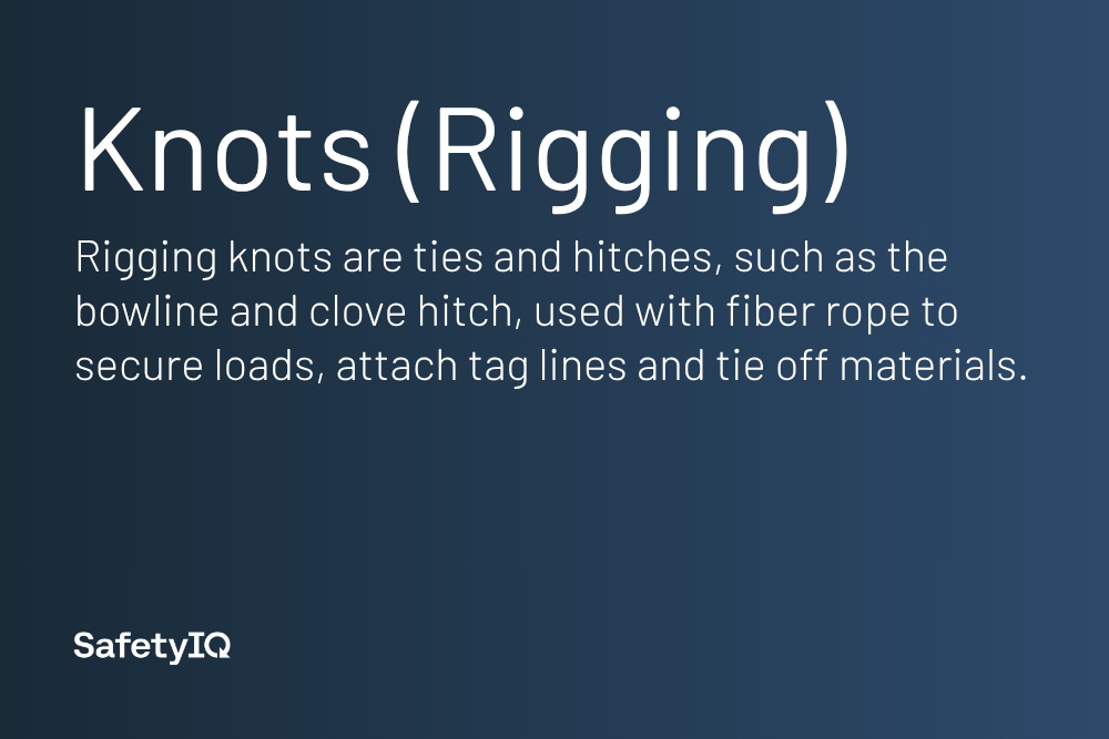 Knots (Rigging) definition