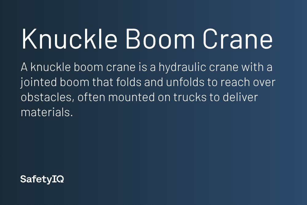 Knuckle Boom Crane definition