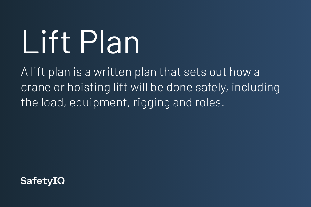 Lift Plan definition