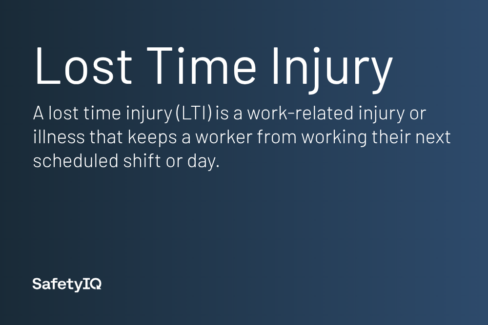 Lost Time Injury definition
