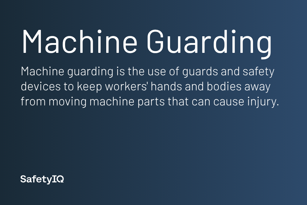 Machine Guarding definition