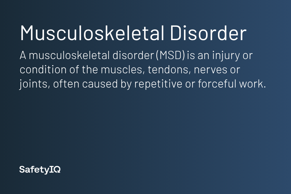 Musculoskeletal Disorder definition