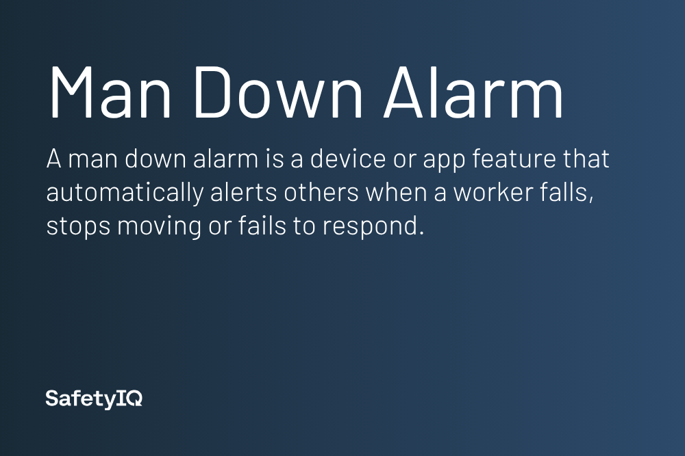 Man Down Alarm definition