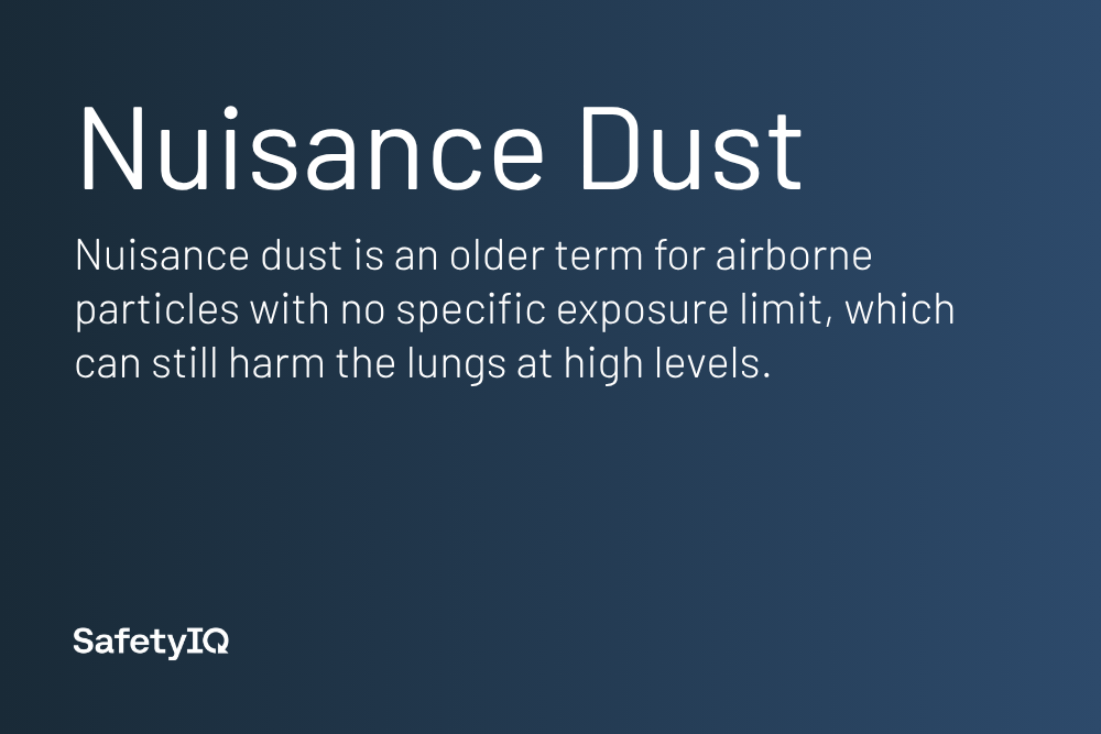 Nuisance Dust definition