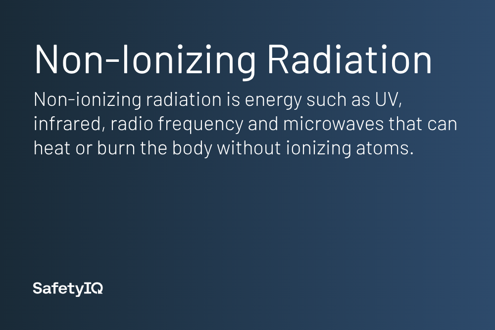 Non-Ionizing Radiation definition