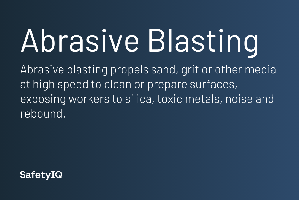 Abrasive blasting definition card