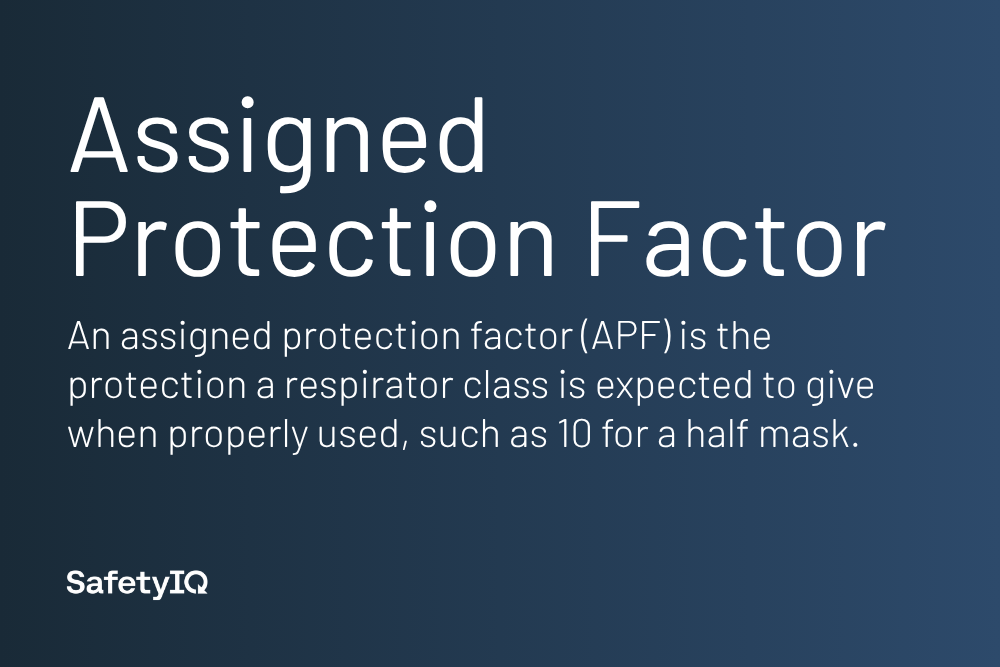 Assigned protection factor definition card