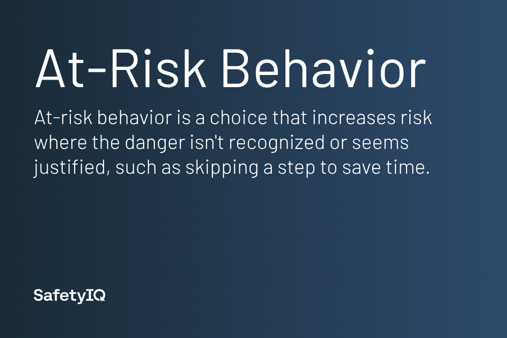 At-risk behavior definition card
