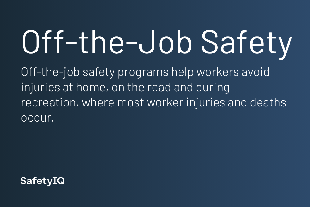 Off-the-job safety definition card