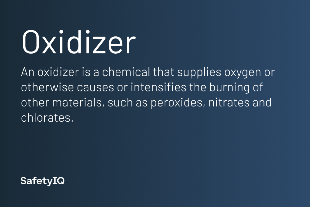 Oxidizer definition card