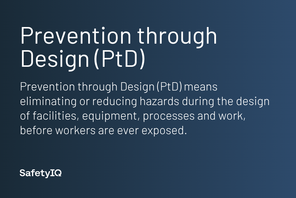 Prevention through Design definition card