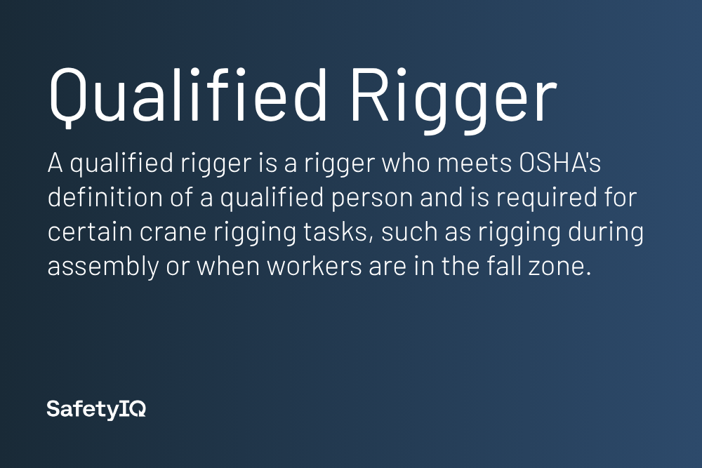 Qualified rigger definition card