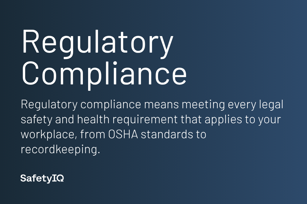 Regulatory Compliance definition