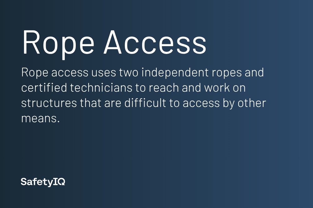Rope Access definition
