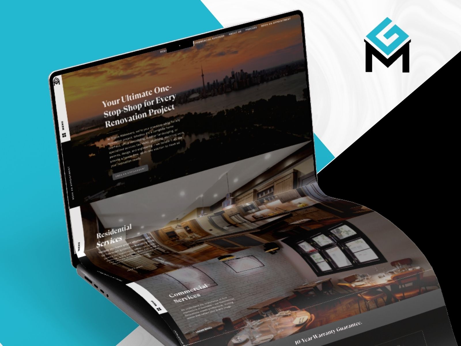 Premium Home Renovation Website | Webflow Design | Gracia Makeovers