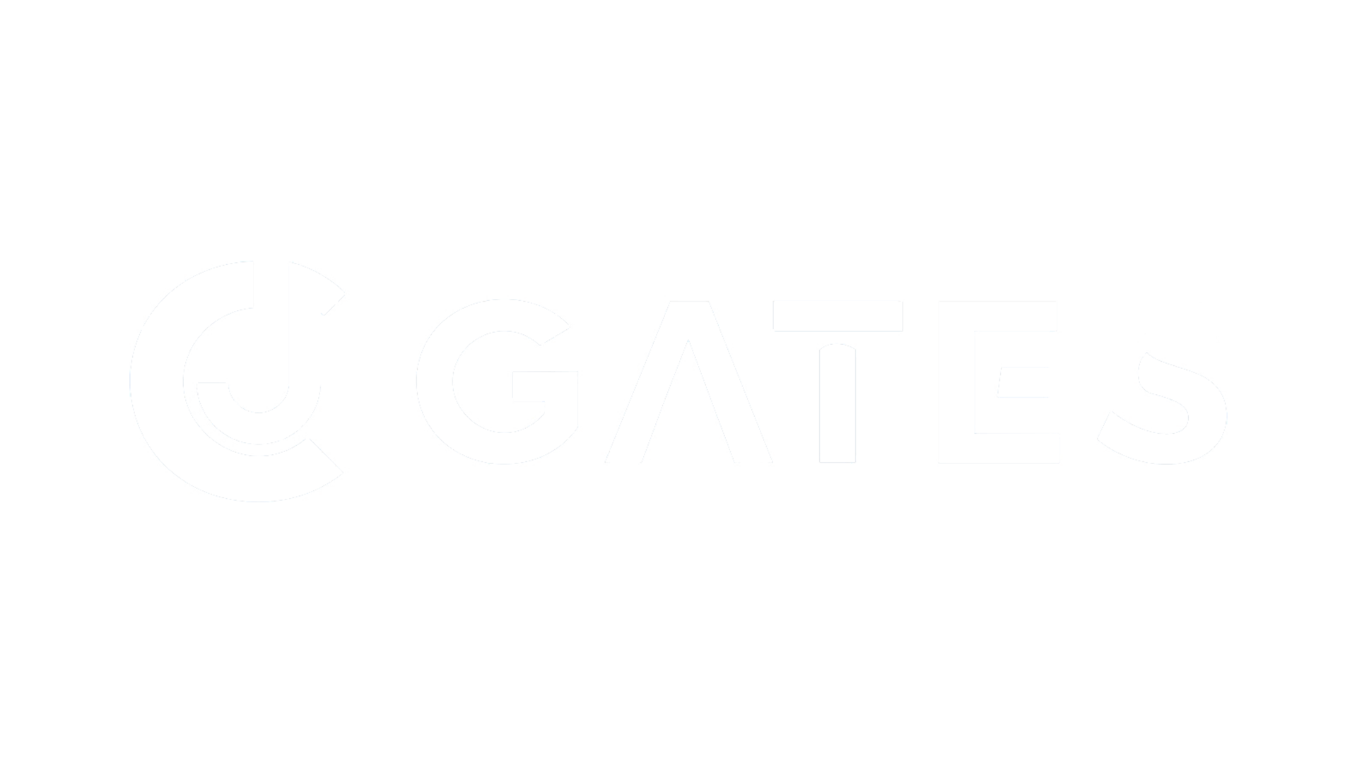 CJ Gates Logo White
